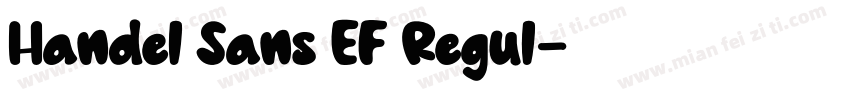 Handel Sans EF Regul字体转换